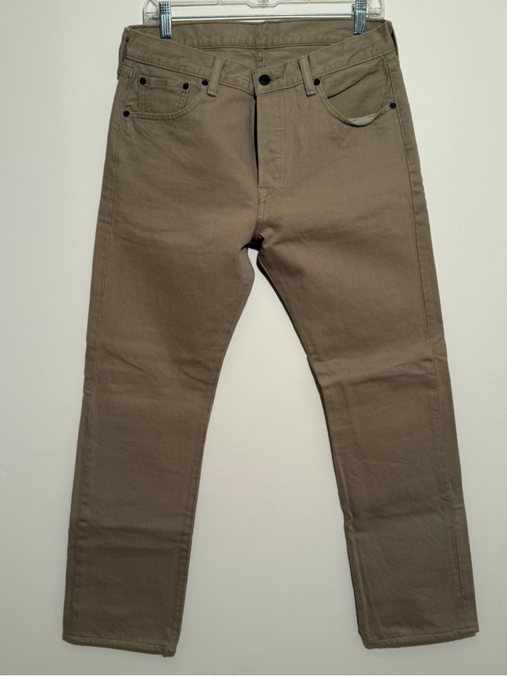 Levi’s 501 Straight Fit Khaki Jeans